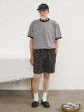 Partimento Candy Stripe Ringer Tee - Gray