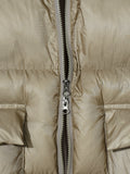 Partimento Ripstop Hooded Puffer Padding Beige