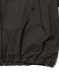 Partimento Puckering Sheer Hood Zip-up Charcoal