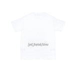 Lost Utopian Visions LUV Outline logo SS tee - White - SUPERCONSCIOUS BERLIN