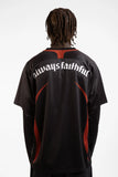 Wasted Paris Blade Football Jersey - Black / Red