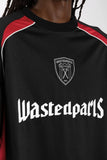 Wasted Paris Rain Football Jersey - Black / Red