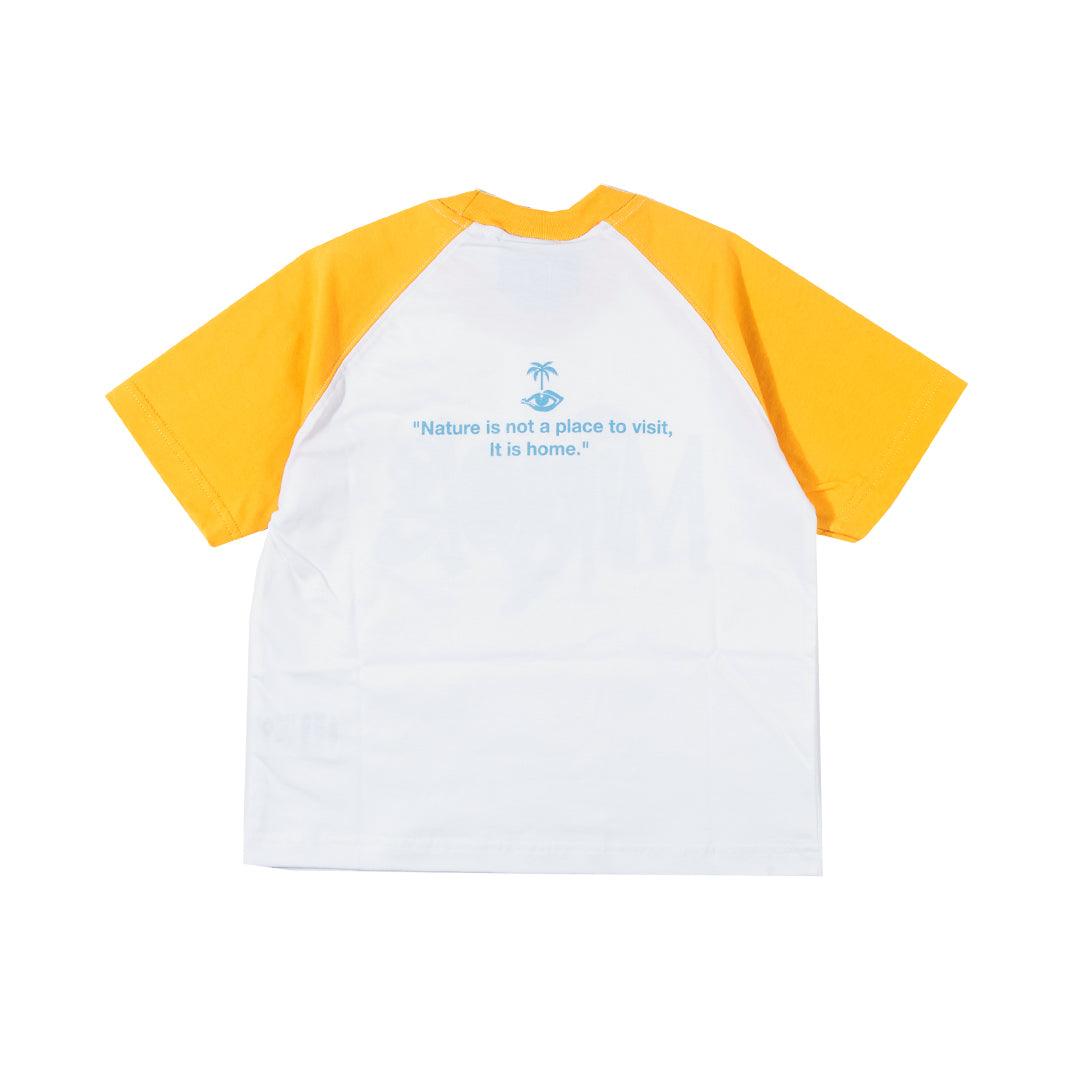 Woodensun Psy-Researcher Cropped T-Shirt - Yellow
