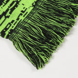 No Problemo Glitch Scarf - Green