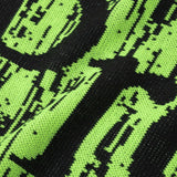 No Problemo Glitch Scarf - Green