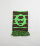 No Problemo Stripe Logo Scarf - Olive