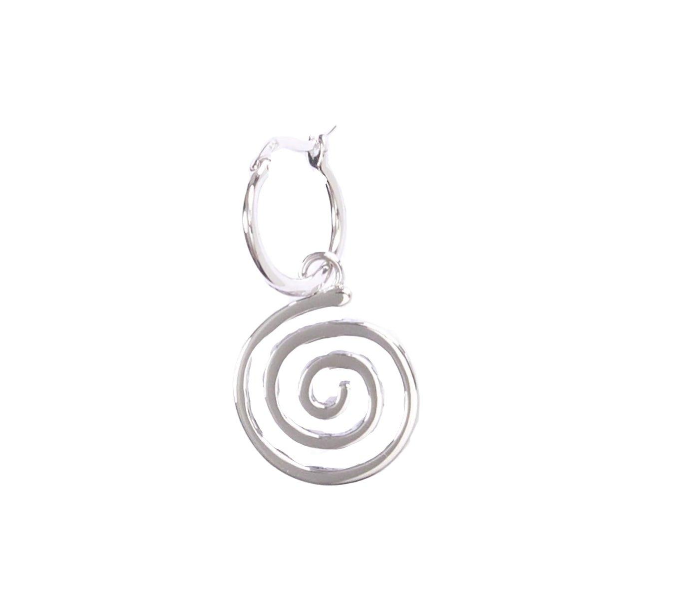 PAM / Perks and Mini Floating Spiral Earring - Silver - SUPERCONSCIOUS BERLIN