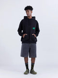 PAM / Perks and Mini MS-DOS Logo Hooded sweat - Black - SUPERCONSCIOUS BERLIN