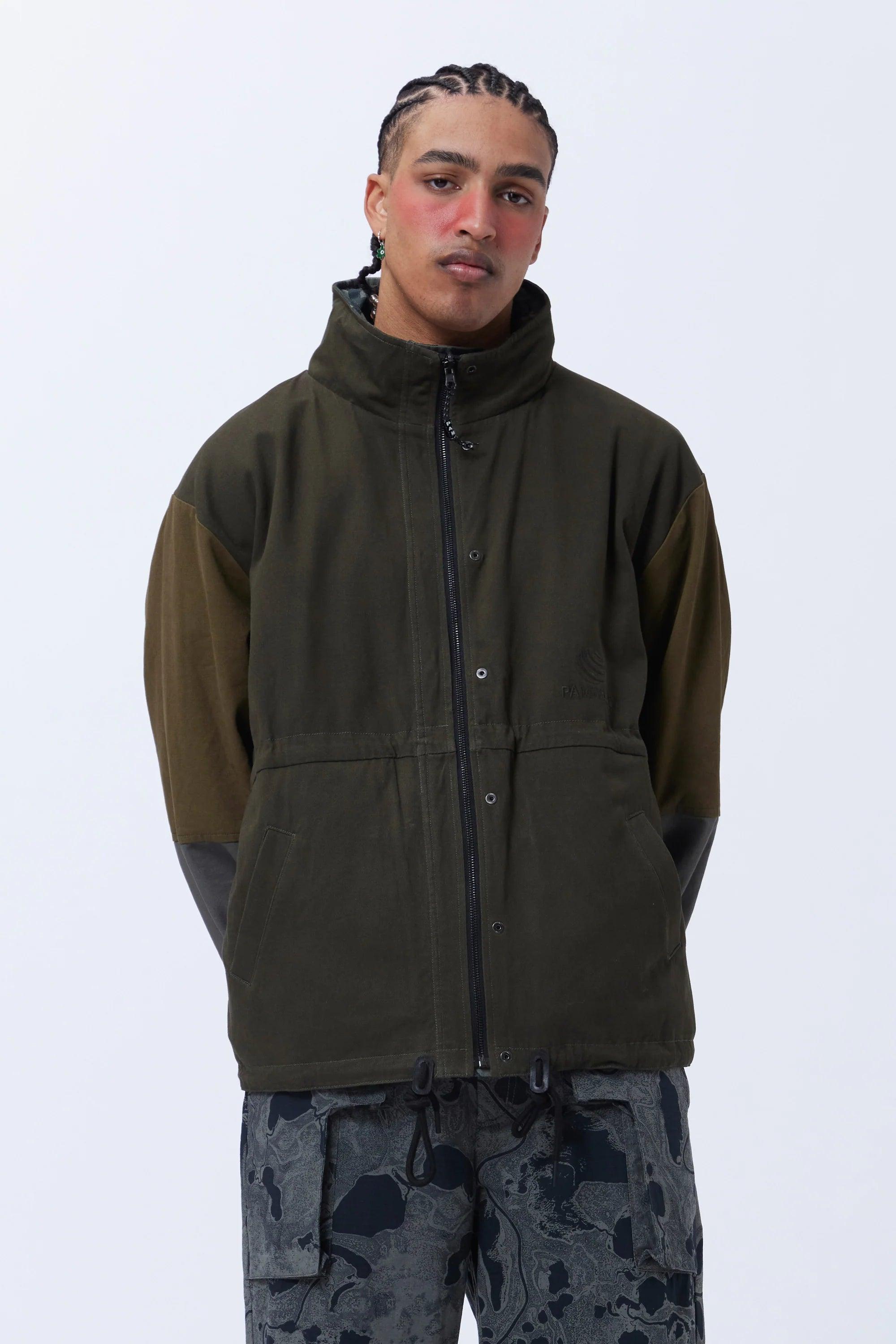 PAM / Perks and Mini - Reversible Geo Mapping Parka Jacket -