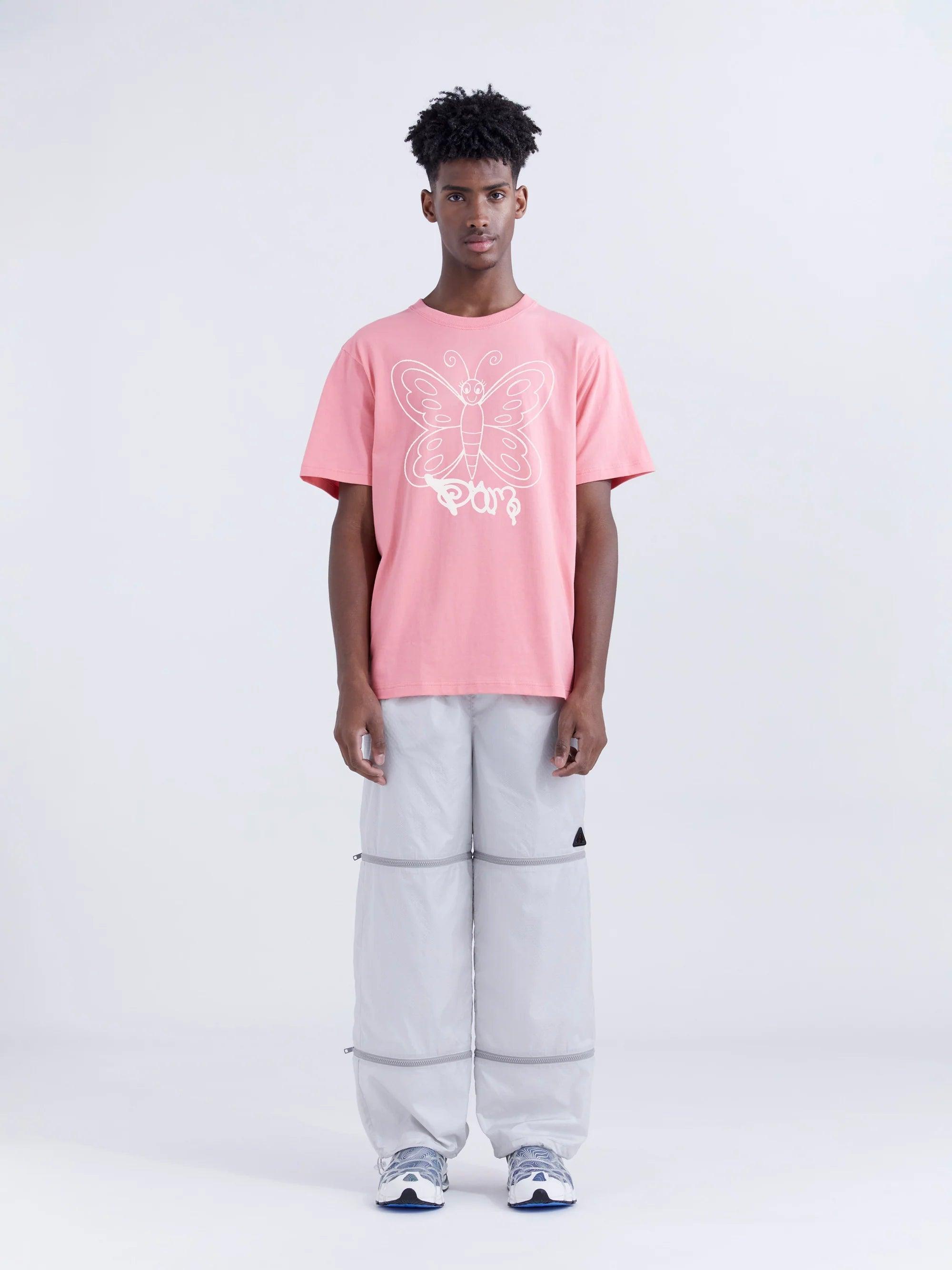 PAM / Perks and Mini VARG 2.0 Flutter SS Tee - Sugar Coral - SUPERCONSCIOUS BERLIN