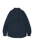 Partimento Classic Crest Oxford Overfit Shirt - Navy -