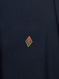 Partimento Classic Crest Oxford Overfit Shirt - Navy -