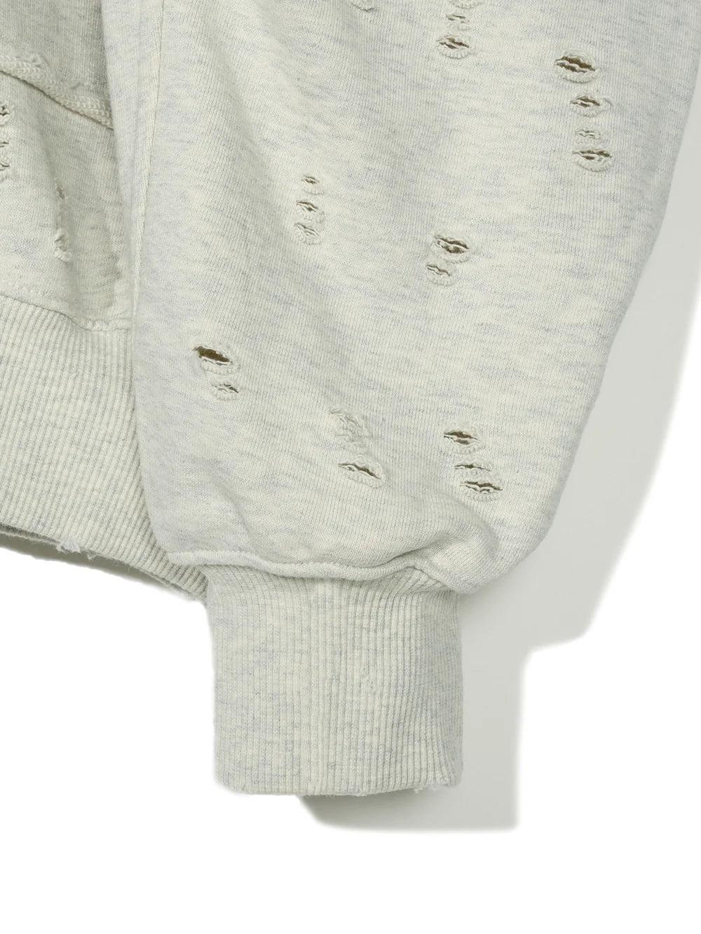 Partimento Destroy Damage Sweatshirt - Light Melange Gray -