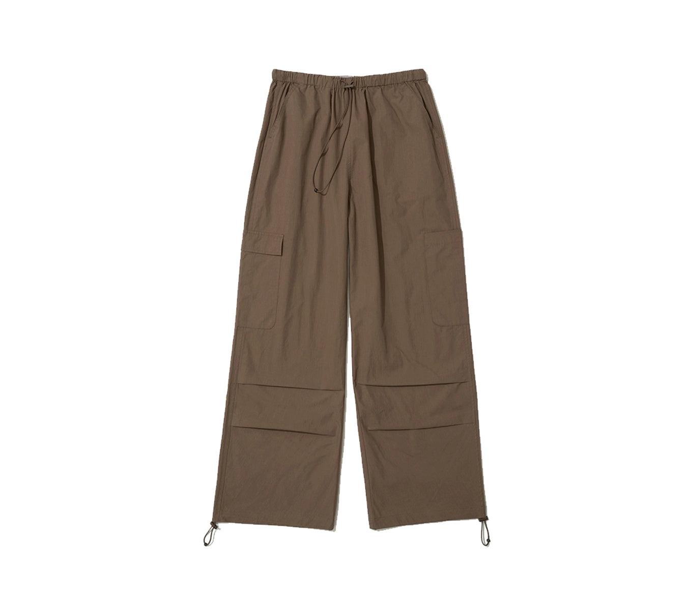 Partimento Easy String Cargo Pants - Brown - bottoms