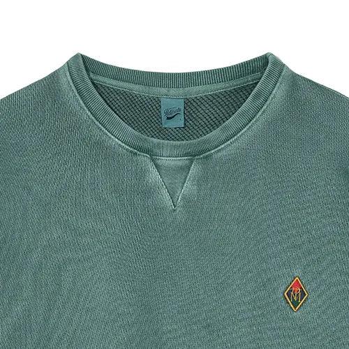 Partimento [Heavyweight] Classic Crest Pigment Sweatshirt - Green, Sweatshirts, Partimento, SUPERCONSCIOUS BERLIN- SUPERCONSCIOUS BERLIN