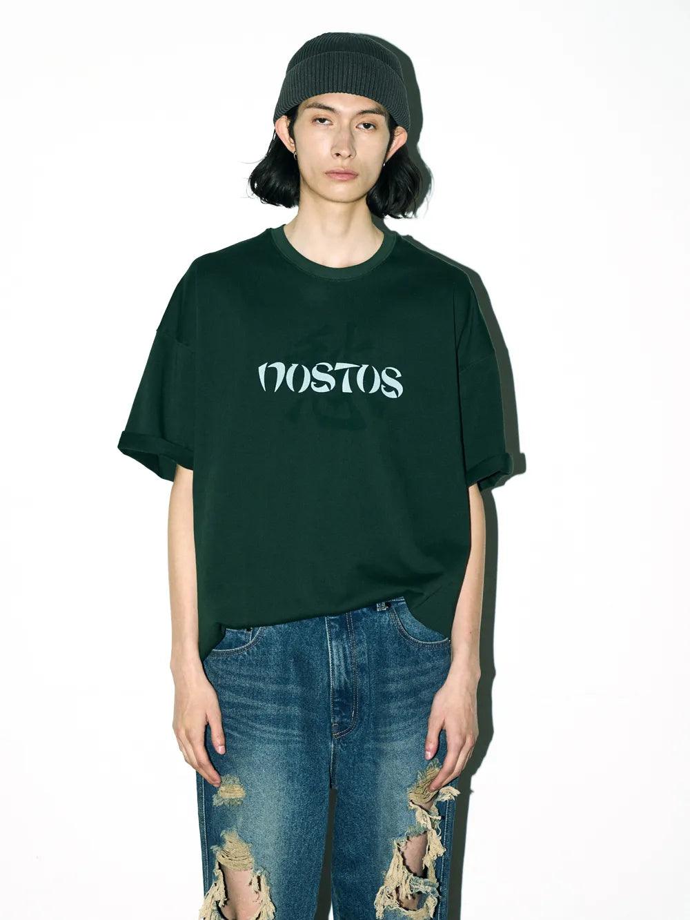 Partimento Nostos Double Layered T-shirt - Green - T-Shirts