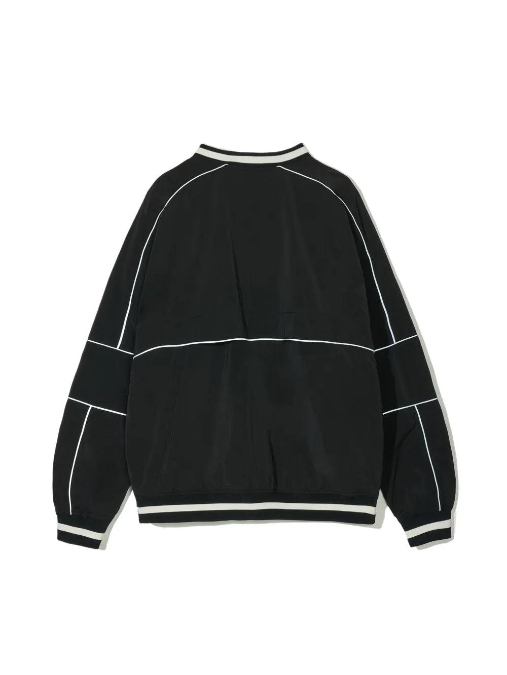 Partimento Reflective Piping Overfit Anorak - Black - Tops