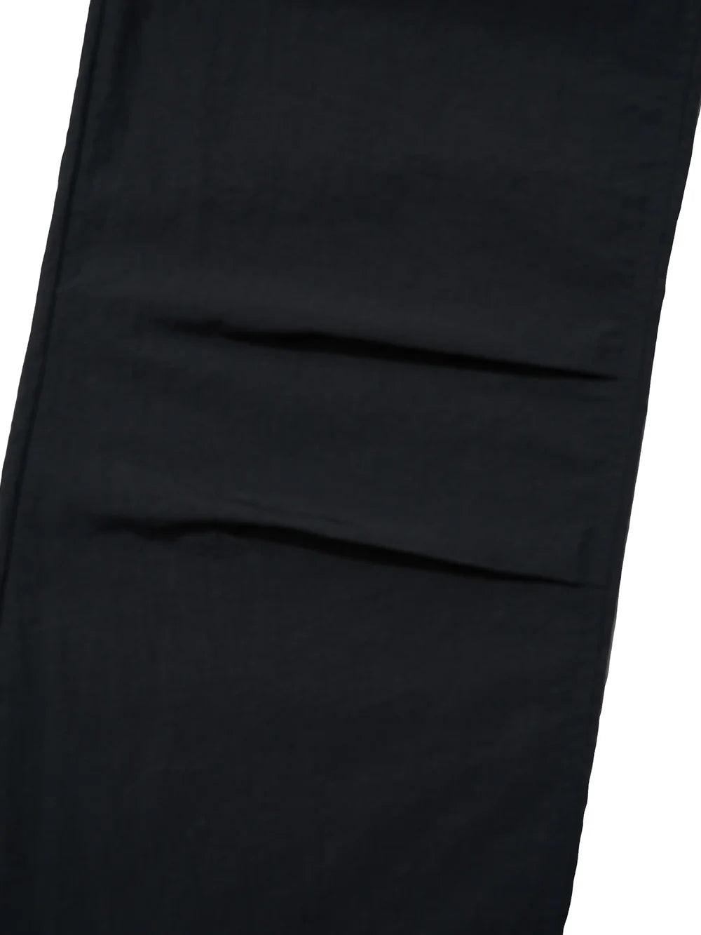 Partimento String Parachute Pants - Black - bottoms