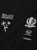 Partimento Striped Football T-shirt - Black - S - T-Shirts