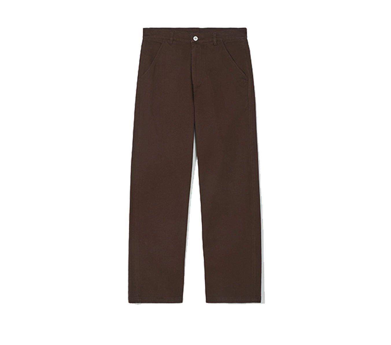 Partimento Wasing Cotton Twill Pants / Brown - SUPERCONSCIOUS BERLIN