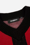 Wasted Paris Blade Sweater - Black / Fire Red