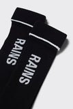 Rains Logo Socks 2-pack - Black - SUPERCONSCIOUS BERLIN