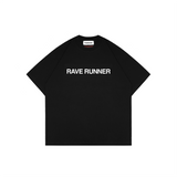 SUPERCONSCIOUS x POSHBRAIN RAVE RUNNER Black T-Shirt