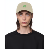 Superconscious SCS Embroidered Stone Washed Cap Beige / Green