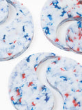 Space available Dualism Recycled Plastic Coasters Set of 4 - White/Multi - SUPERCONSCIOUS BERLIN