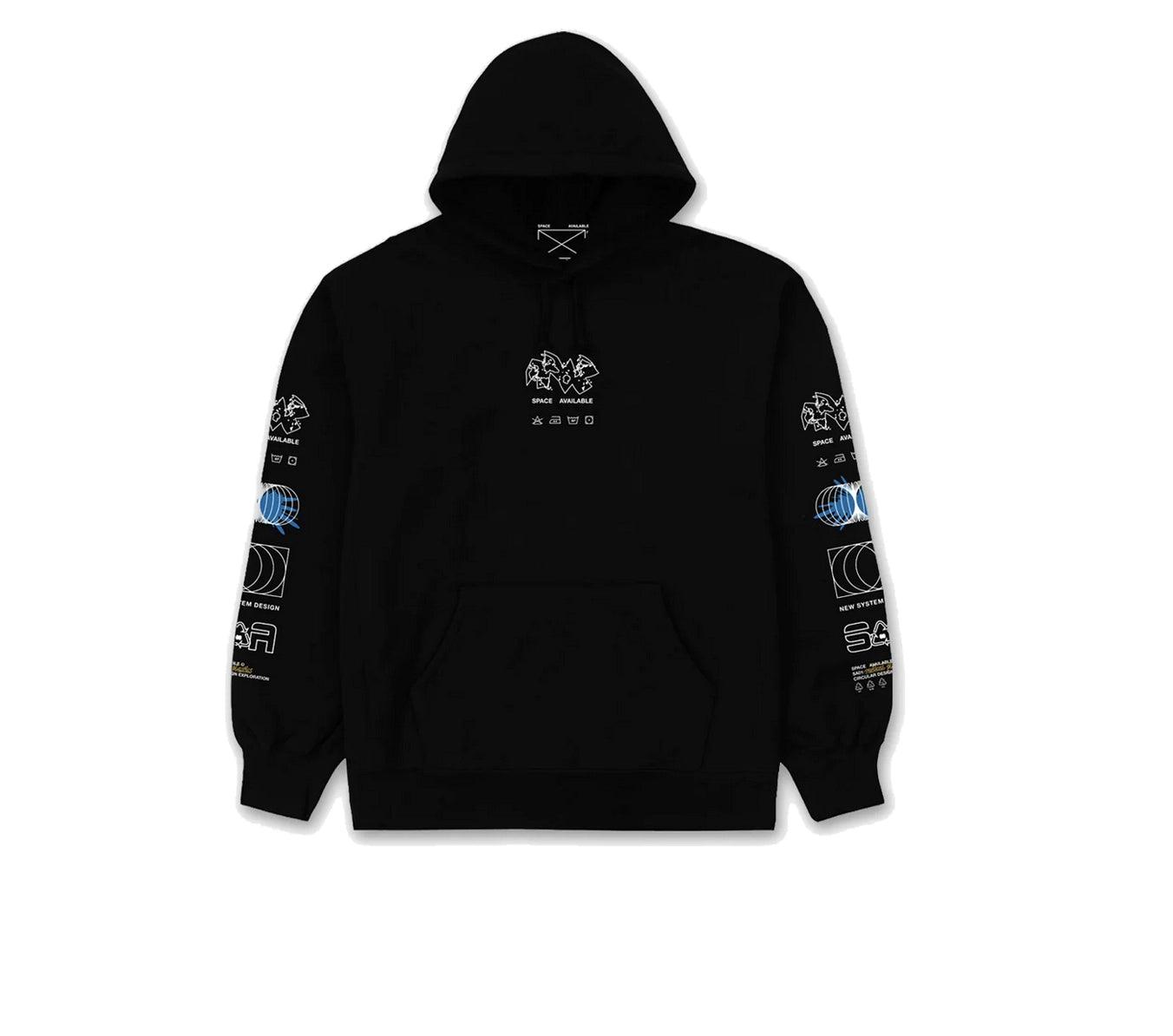 Space available System Hoodie - Black - SUPERCONSCIOUS BERLIN