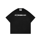 POSHBRAIN SUNN TEE - BLACK