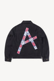 Tommy Jeans x ARIES Taped Denim Jacket - Washed Black - SUPERCONSCIOUS BERLIN