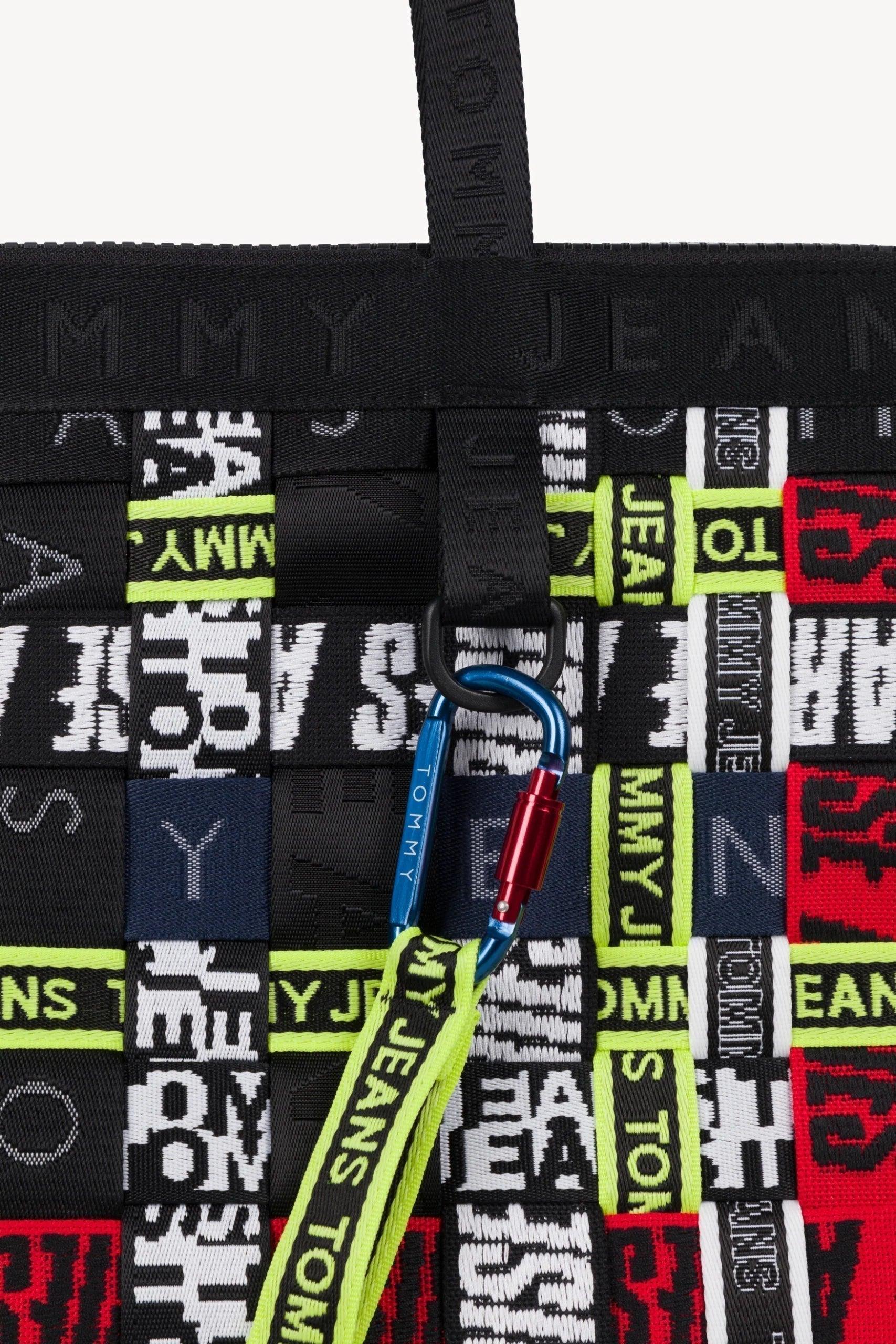 Tommy Jeans x ARIES Woven Webbing Big Bag - Tape mix - SUPERCONSCIOUS BERLIN