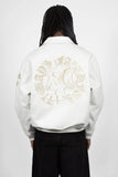 Wasted Paris Varsity Jacket Blitz - White