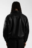 Wasted Paris Varsity Boiler Reset Jacket - Black