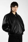 Wasted Paris Varsity Boiler Reset Jacket - Black