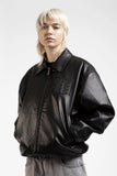 Wasted Paris Varsity Jacket Kingdom Curve - Black