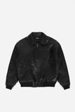 Wasted Paris Varsity Jacket Kingdom Curve - Black