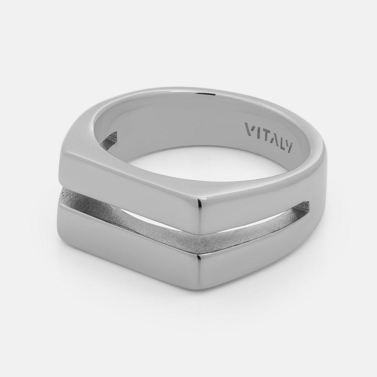 VITALY Divide Stainless Steel ring - SUPERCONSCIOUS BERLIN