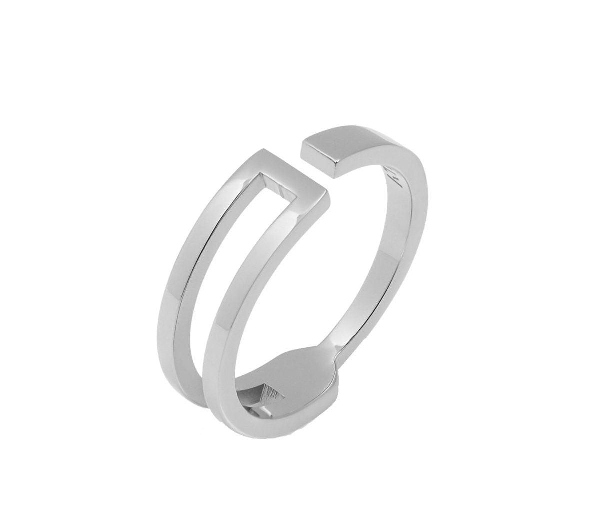 VITALY Tangent Stainless Steel Ring - SUPERCONSCIOUS BERLIN