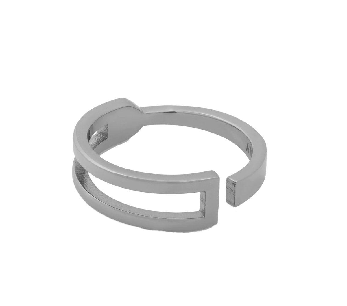 VITALY Tangent Stainless Steel Ring - SUPERCONSCIOUS BERLIN