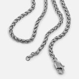 VITALY Wheat Chain Stainless Steel Necklace - SUPERCONSCIOUS BERLIN