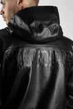 Wasted Paris Kingdom Faux Leather Windbreaker - Black