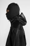 Wasted Paris Kingdom Faux Leather Windbreaker - Black