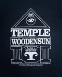 Woodensun Temples T-shirt / Black - SUPERCONSCIOUS BERLIN